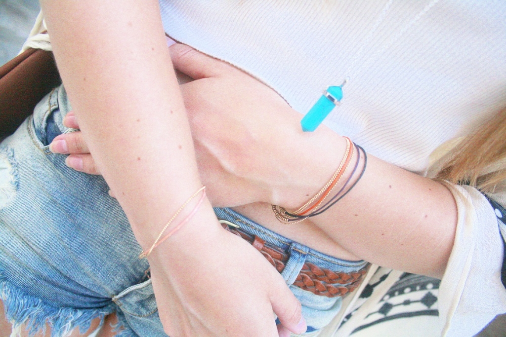 Franziska Elea Details Boho Outfit Pendant Kette Trend 2015 Armband