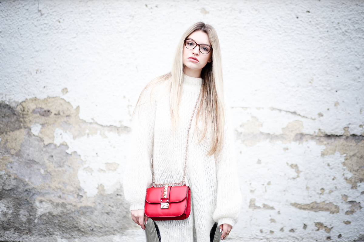 Franziska Elea Mode Blog München ootd Outfit Look Style Fashionblogger Modeblogger Berlin Edited Zara High Heels Valentino Rockstud Oversize Pullover Wolle
